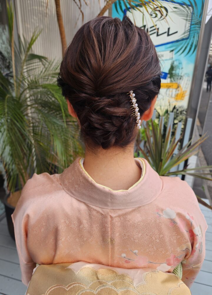 着物ヘア　和装ヘア　ヘアセット