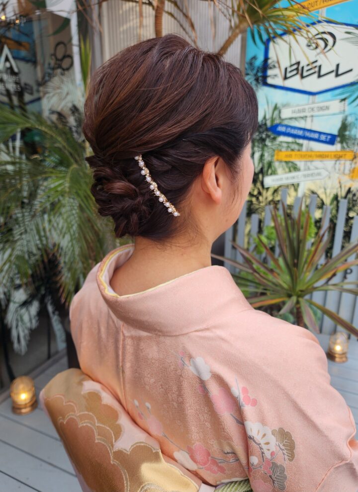 和装ヘア 着物ヘアセット 着物