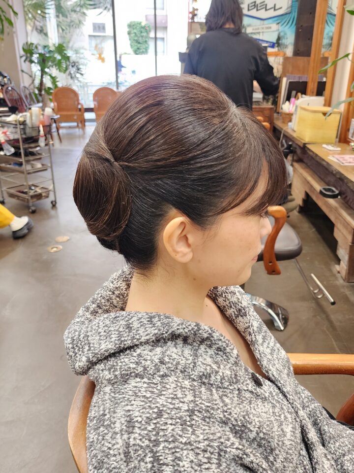 着物ヘア　和装ヘア　ヘアセット