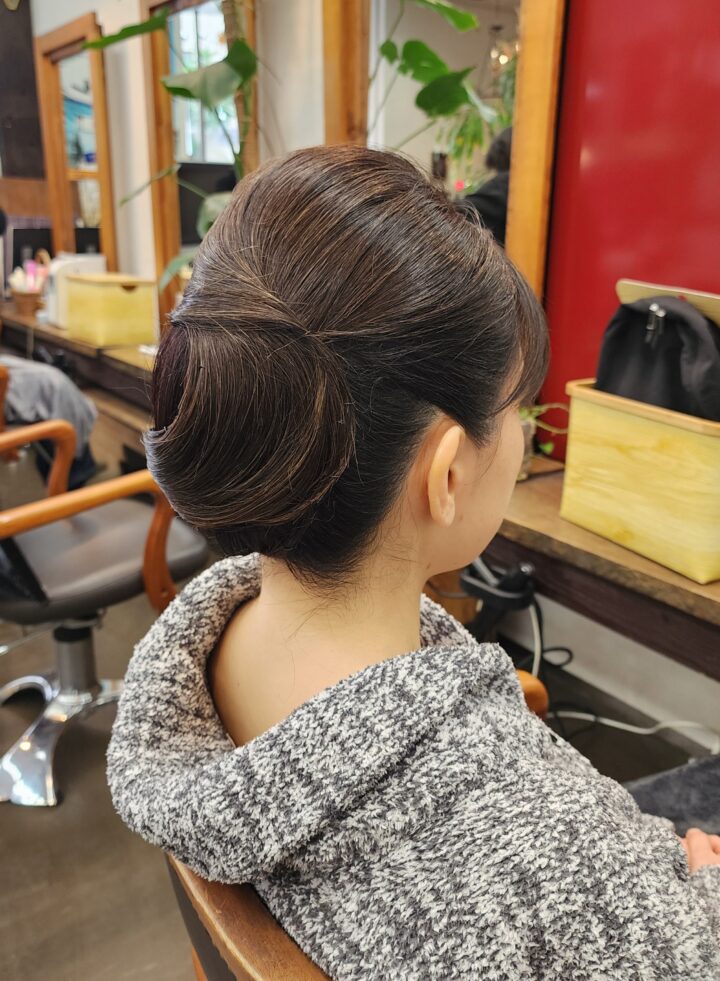和装ヘア 着物ヘアセット 着物