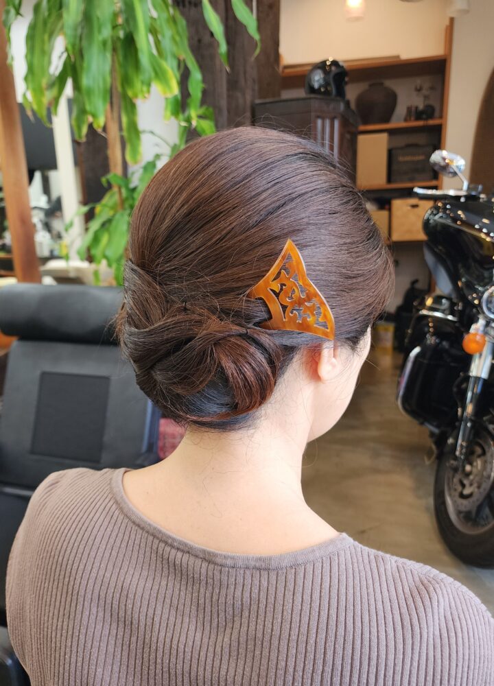 浴衣ヘア　着物ヘア　和装ヘアセット