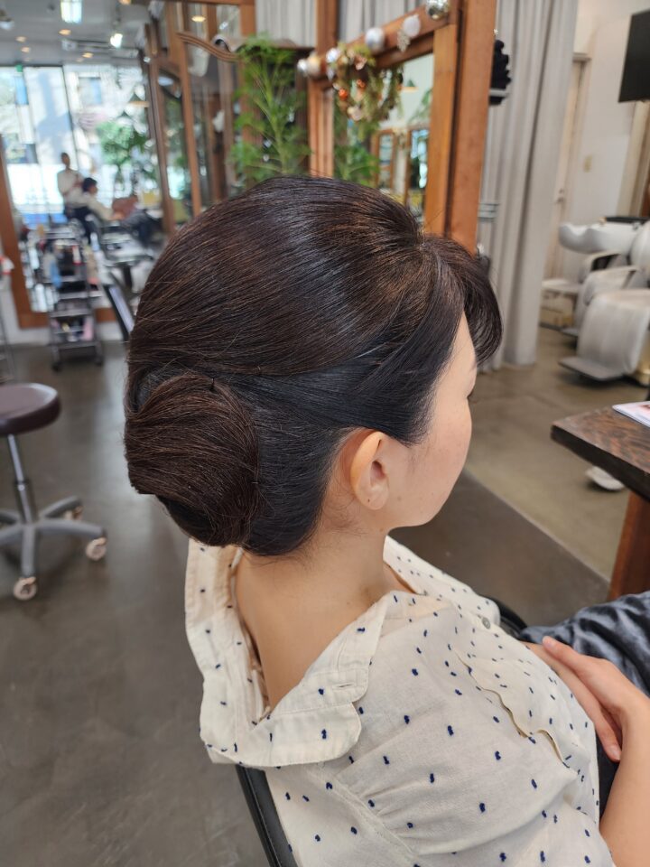 着物ヘア　和装ヘア　ヘアセット