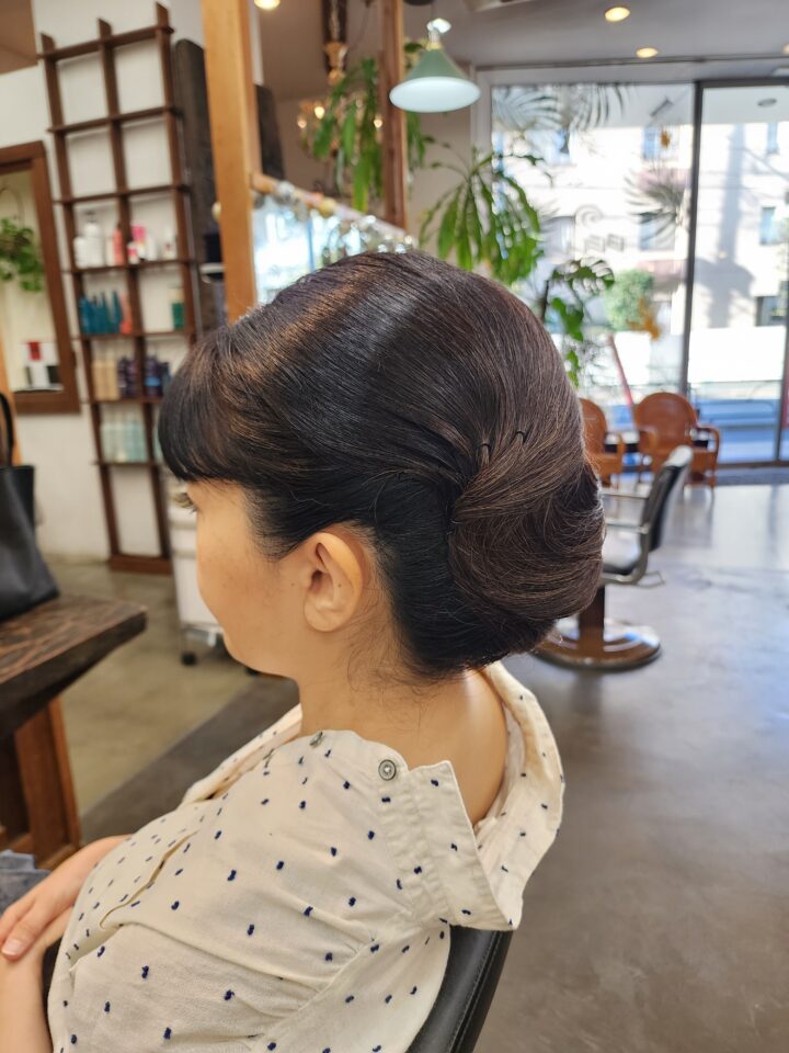 着物ヘア　和装ヘア　ヘアセット
