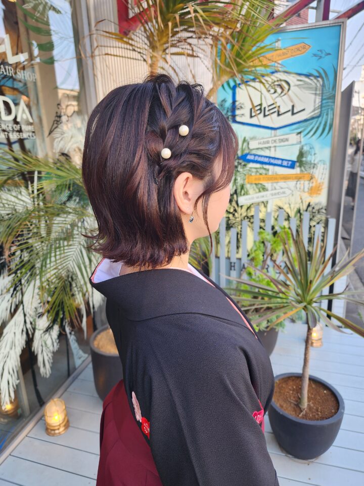 卒業式 袴ヘアスタイル ヘアアレンジ