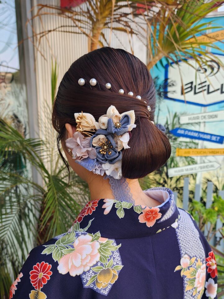 卒業式 袴ヘアスタイル アップスタイル
