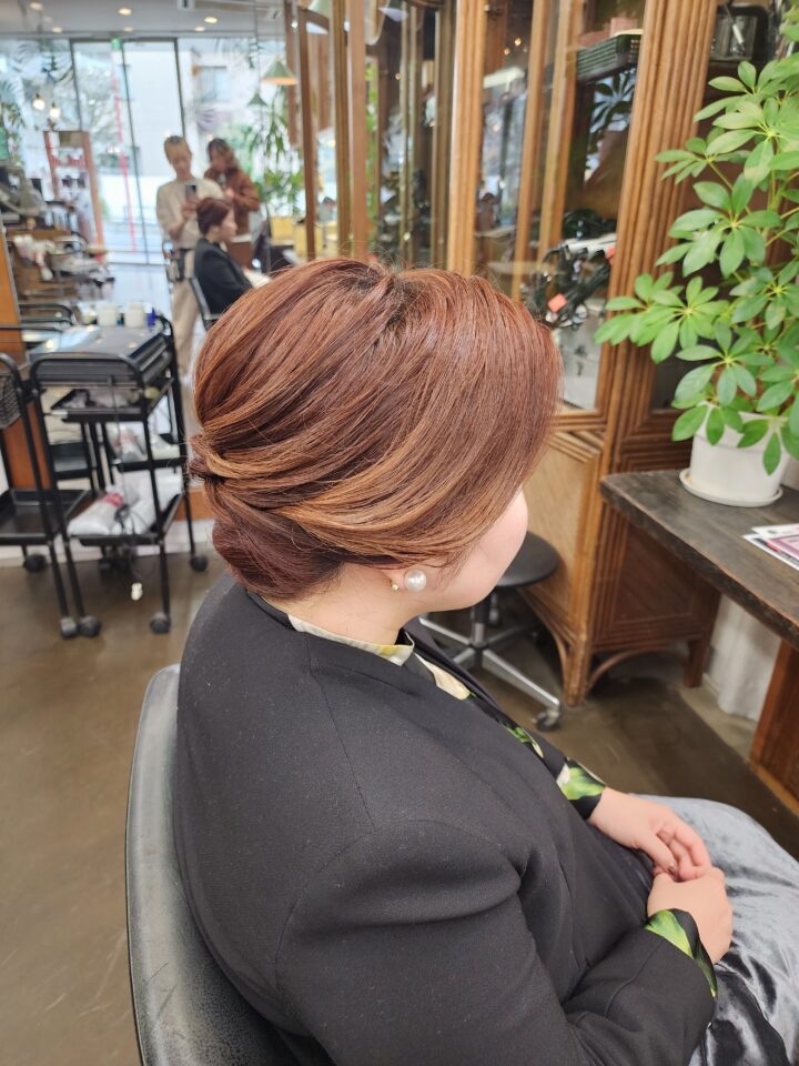 へアセット　ヘアアレンジ　パーティーヘアセット