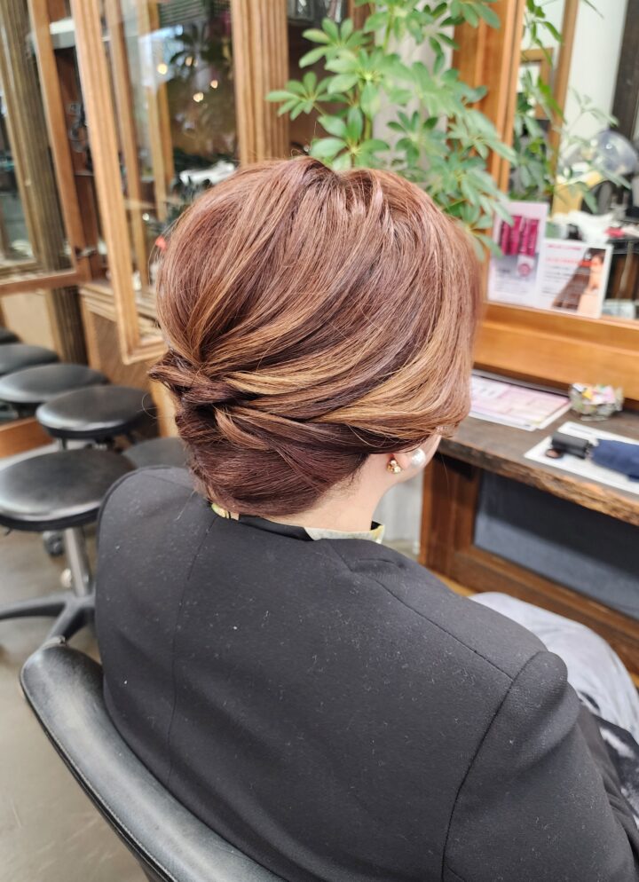 ヘアセット ヘアアレンジ パーティーヘア