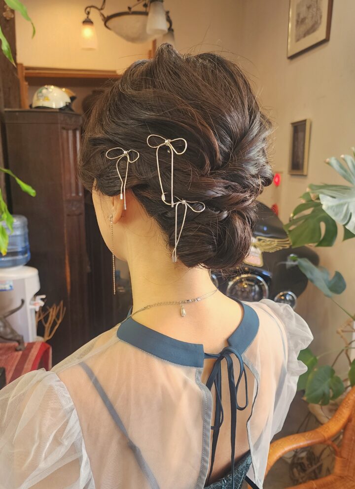 ヘアセット ヘアアレンジ パーティーヘア