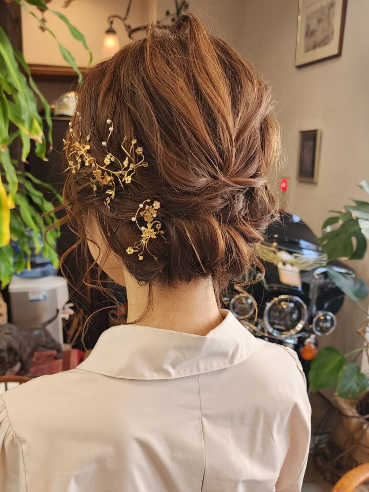 ヘアアレンジ ウェディングヘア 結婚式