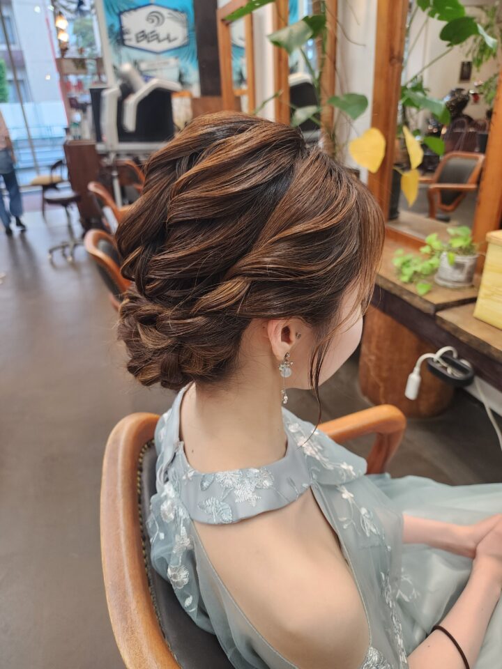 へアセット　ヘアアレンジ　パーティーヘア