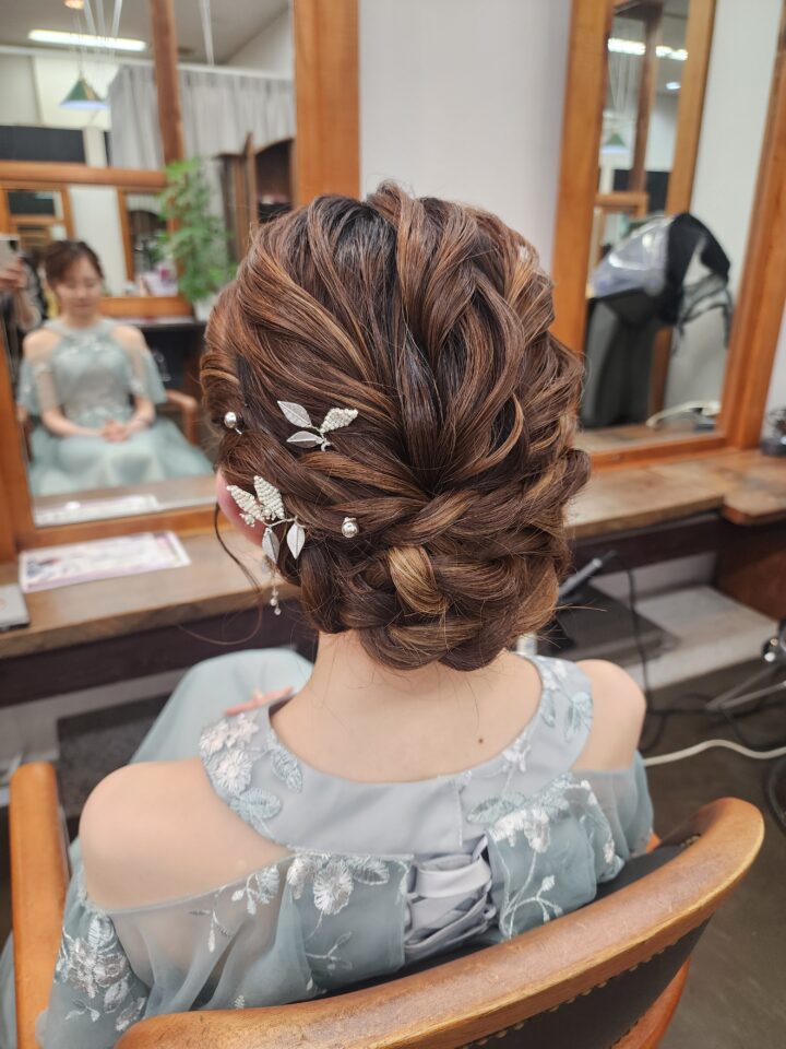 へアセット　ヘアアレンジ　パーティーヘア