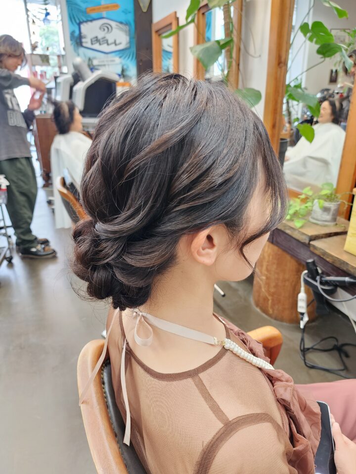 へアセット　ヘアアレンジ　パーティーヘア