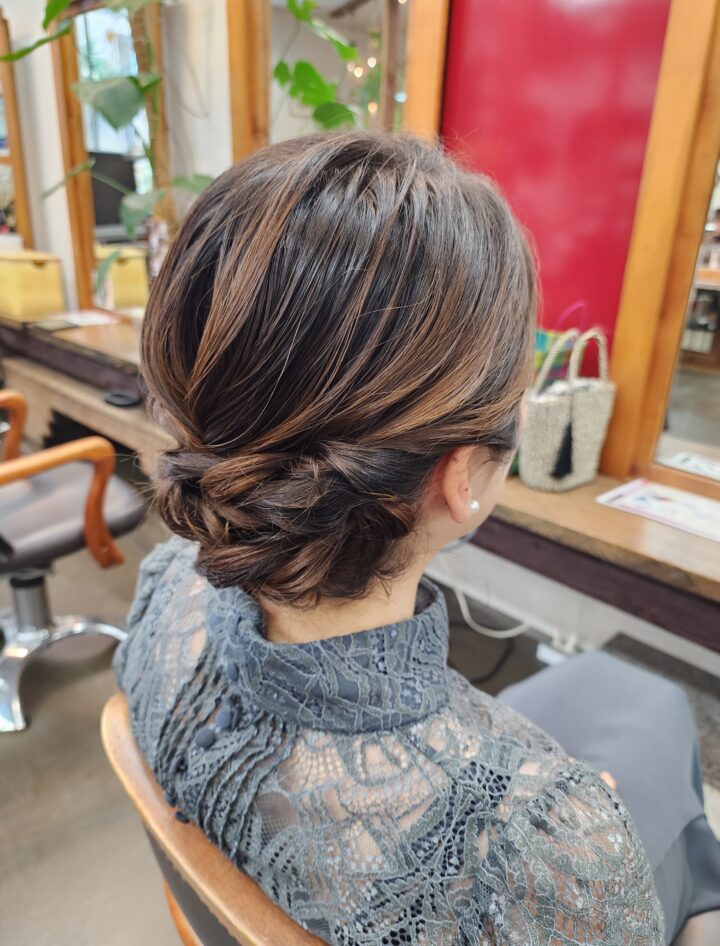 へアセット　ヘアアレンジ　パーティーヘア