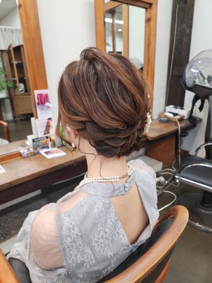 へアセット　ヘアアレンジ　パーティーヘア