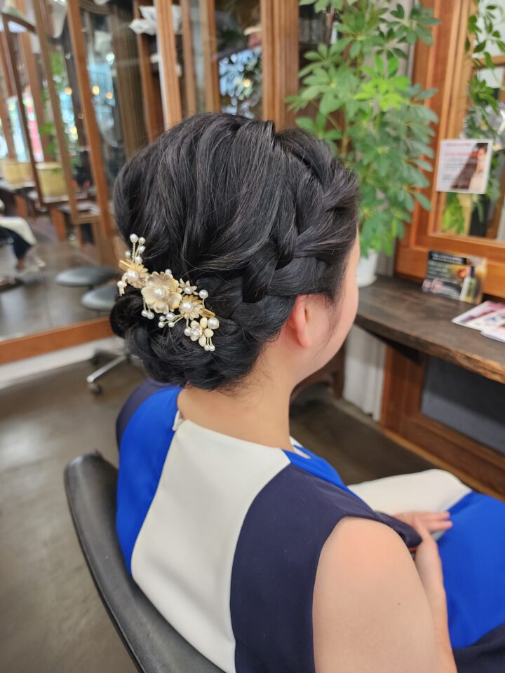 へアセット　ヘアアレンジ　パーティーヘア