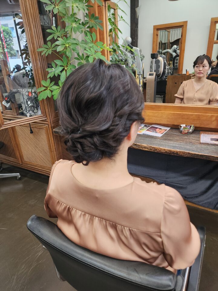 へアセット　ヘアアレンジ　パーティーヘア