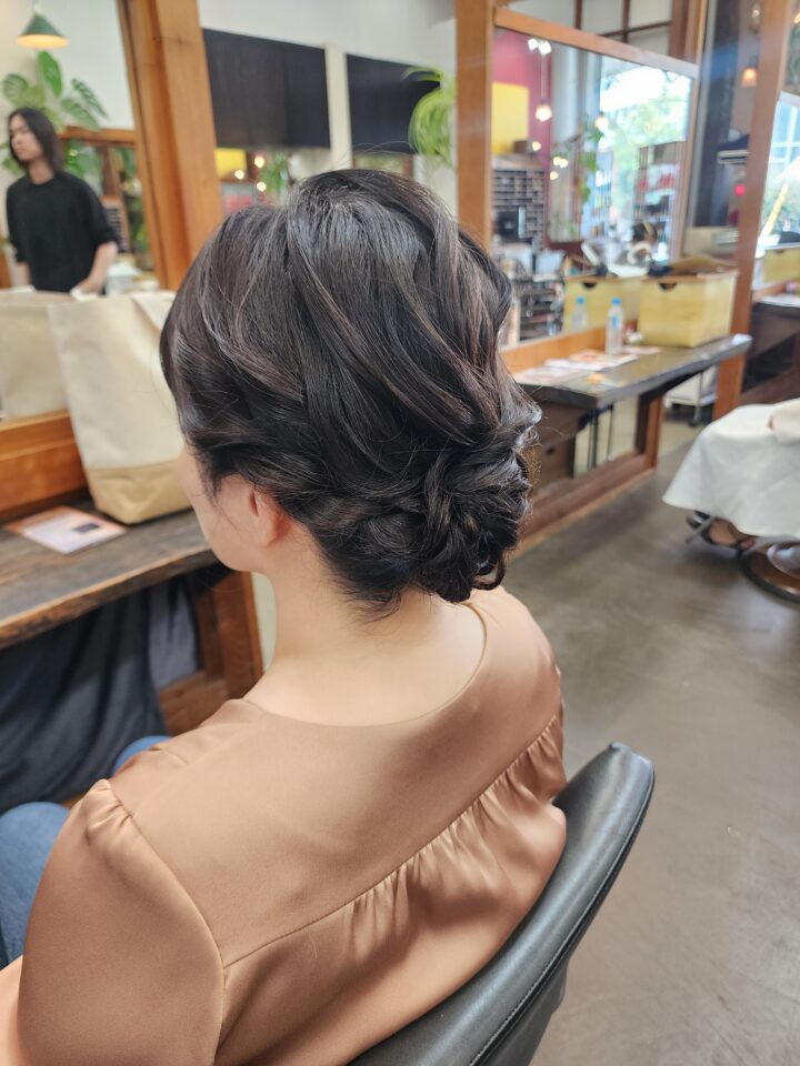 へアセット　ヘアアレンジ　パーティーヘア