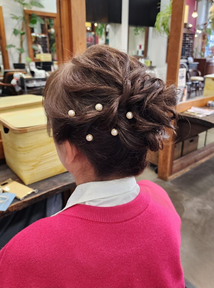 へアセット　ヘアアレンジ　パーティーヘア