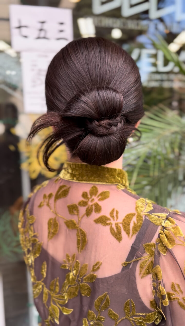 カチモリ　ヘアアレンジ　パーティーヘア