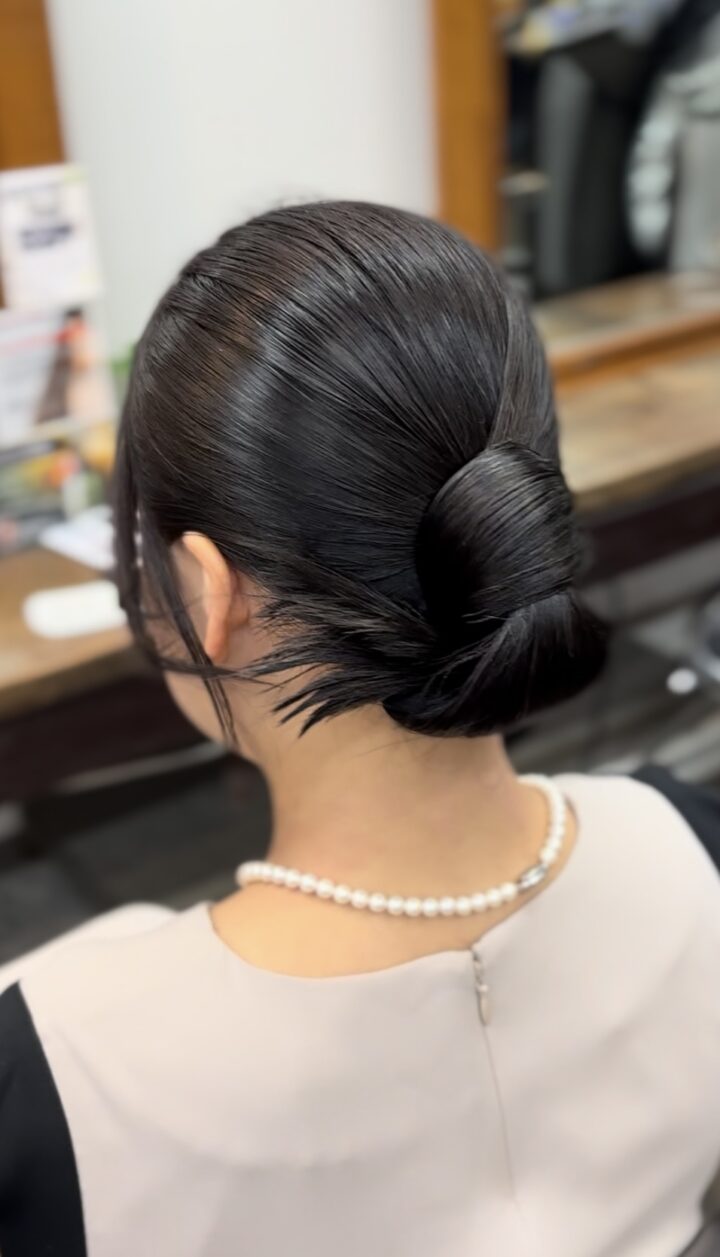 カチモリ　ヘアアレンジ　パーティーヘア