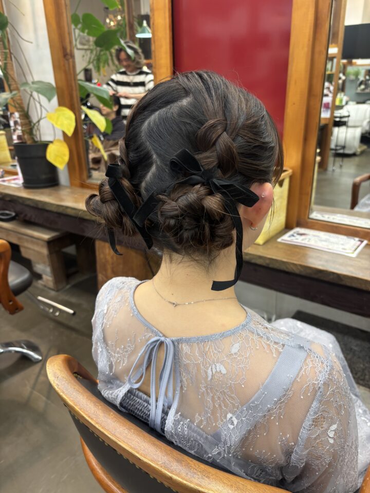 ツインおだんごヘアアレンジ♪の画像
