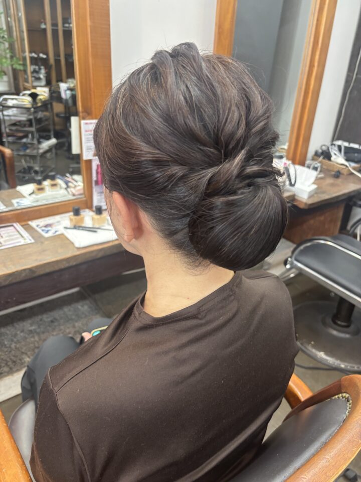 着物ヘア　和装ヘア　ヘアセット