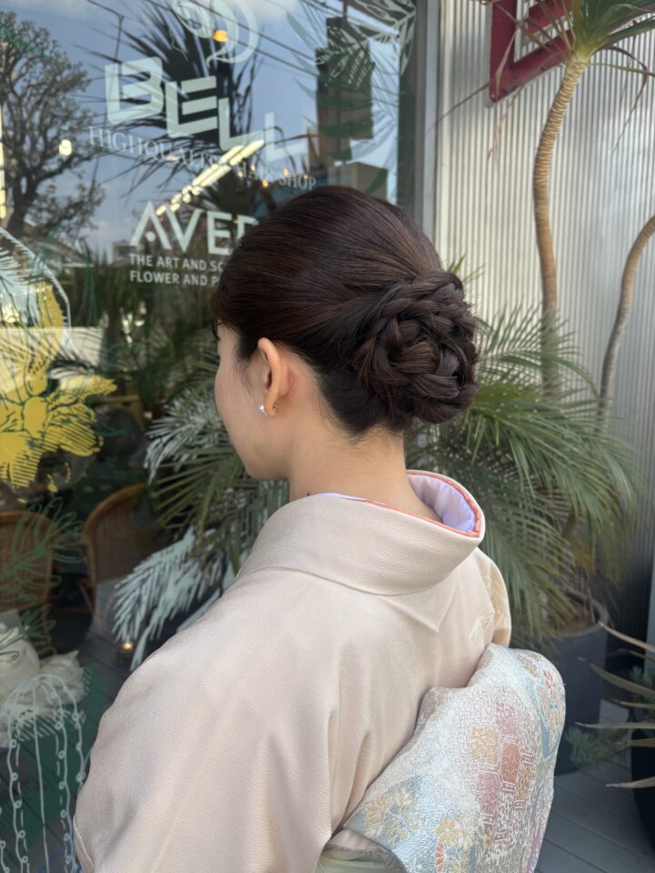 着物ヘア　和装ヘア　ヘアセット