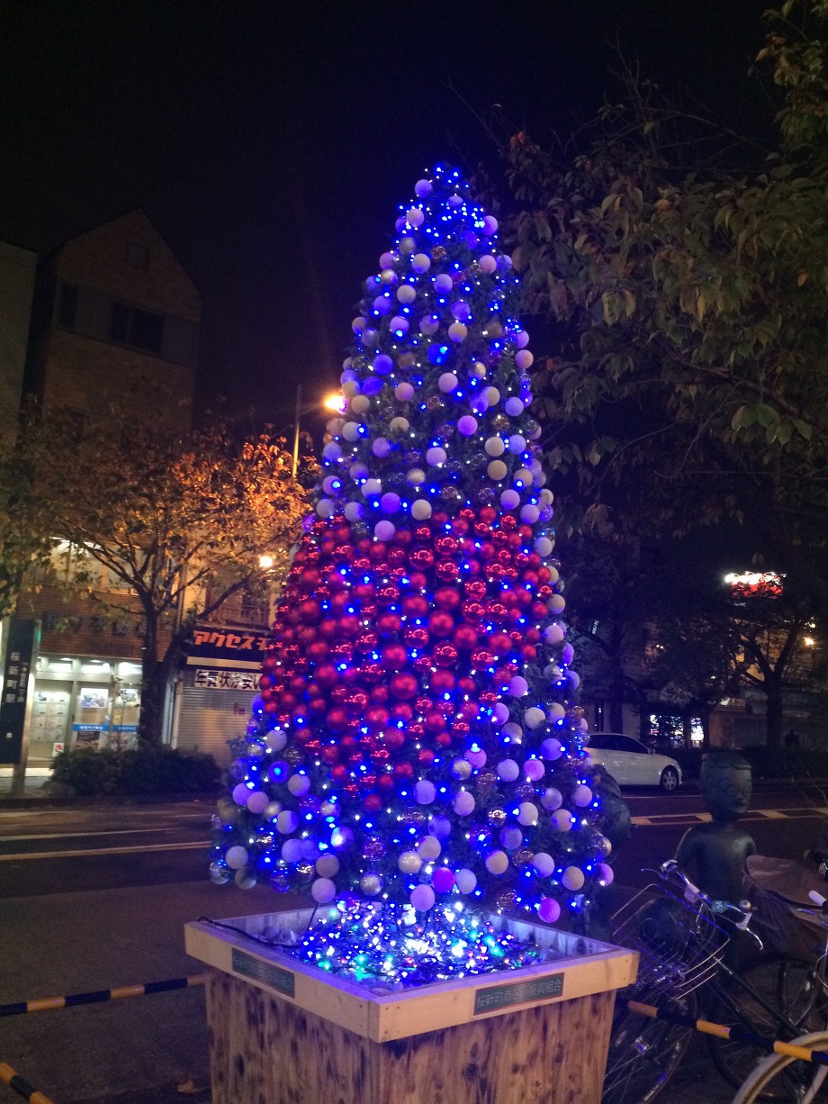 桜新町クリスマスツリー♪