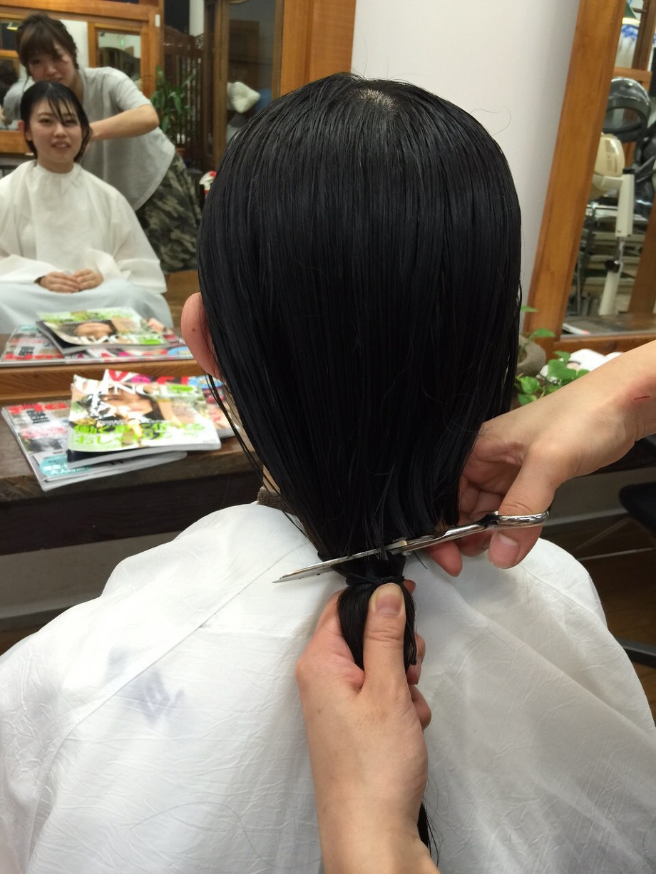 ばっさりきった髪の毛は・・・　　　桜新町・用賀のカットが上手い美容室BELLブログ　