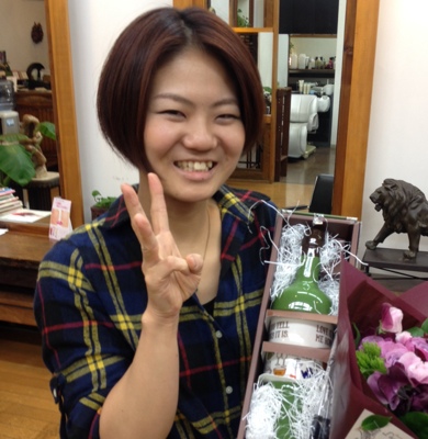 用賀・桜新町の美容室ＢＥＬＬブログ 　猿田さん誕生日おめでとう！